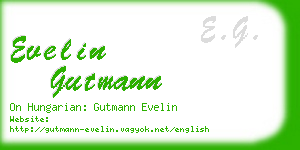 evelin gutmann business card